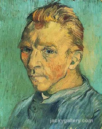 Self-portrait without beard, Van Gogh painting - Click Image to Close